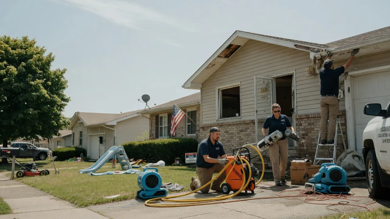 Water Damage Restoration in Chalmers, IN near me